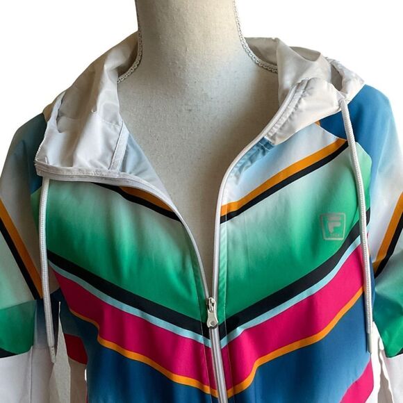 FILA SPORT Raglan Windbreaker Jacket, multicolor - Picture 3 of 10